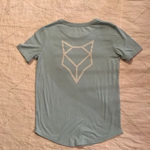 PRINCE & FOX Light Blue Pocket Tee size XS